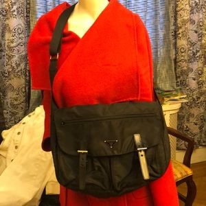 Prada Vela Sport messenger bag